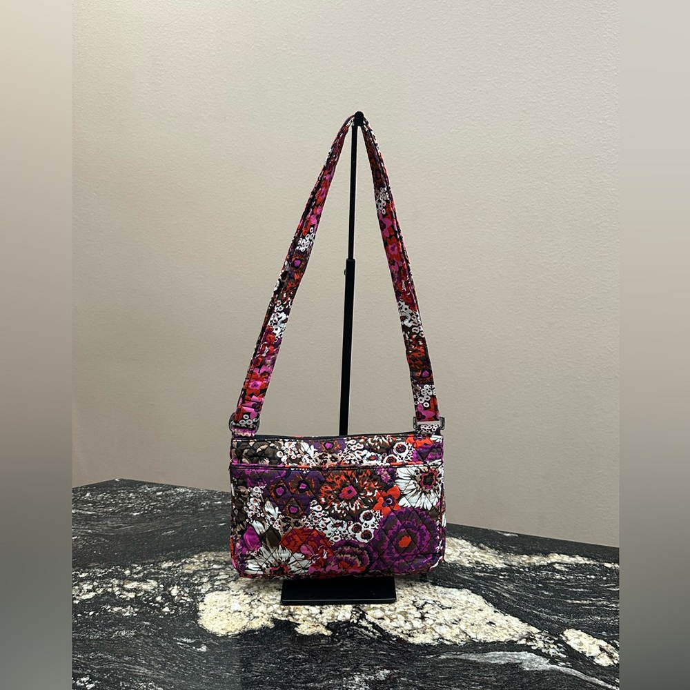 Vera Bradley Vibrant Floral Crossbody Bag - Picture 2 of 5